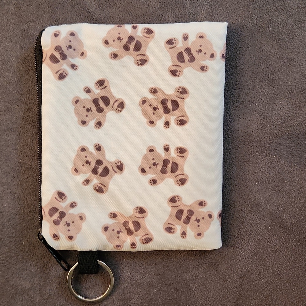 NEW - Coin purse, Change bag - Teddy Bears